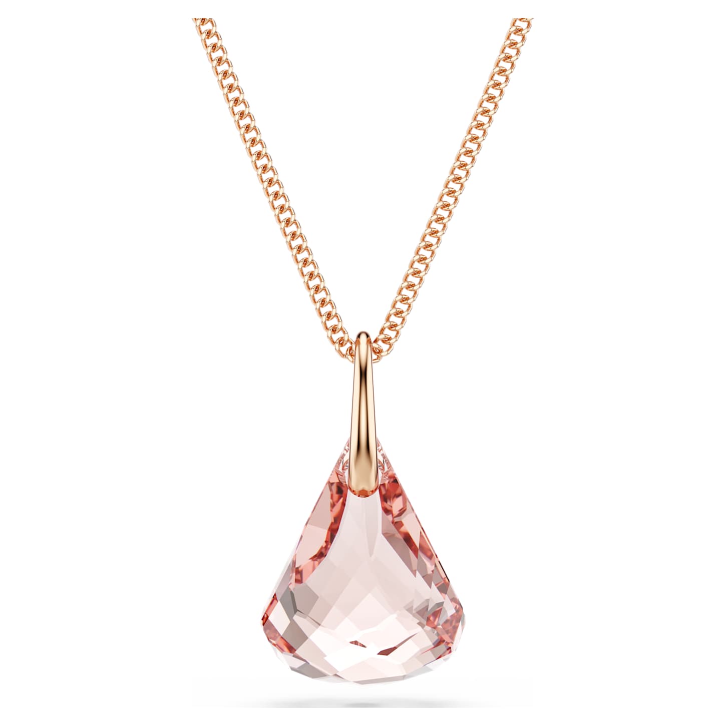 Lunar ドロップペンダント, 18Kローズゴールドコーティング | Swarovski