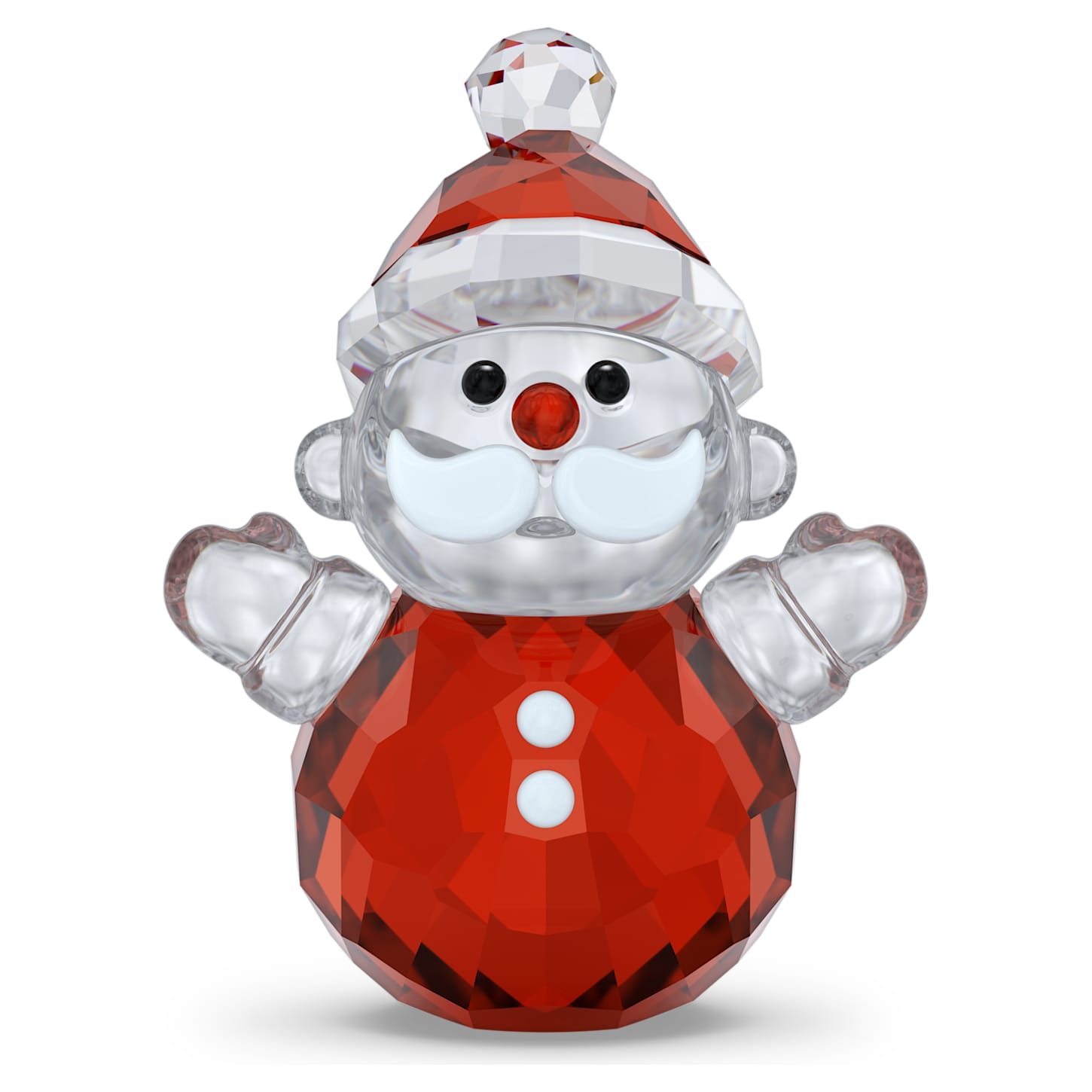 Holiday Cheers Rocking Santa, Red | Swarovski