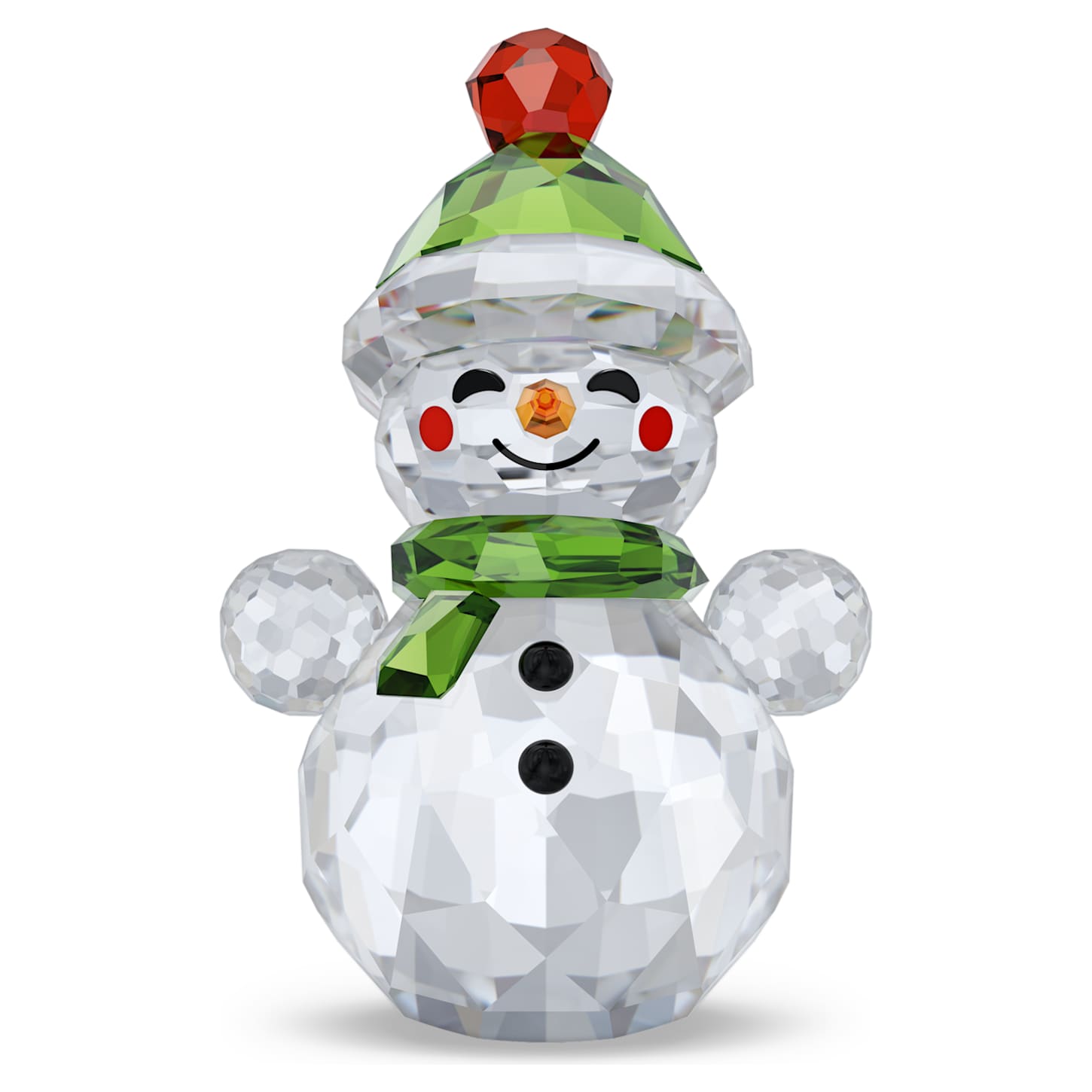 スワロフスキー ロッキングスノーマン Holiday Cheers Rocking Snowman, Multicolored | Swarovski