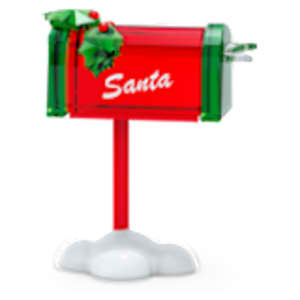 Holiday Cheers Letter to Santa Ornament | Swarovski