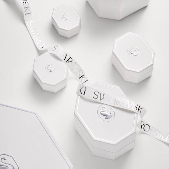 Eternity แหวนเพชรแถว, เพชรสังเคราะห์ 0.4 กะรัต, ทรงกลม, เงินสเตอร์ลิง - Swarovski, 5747557