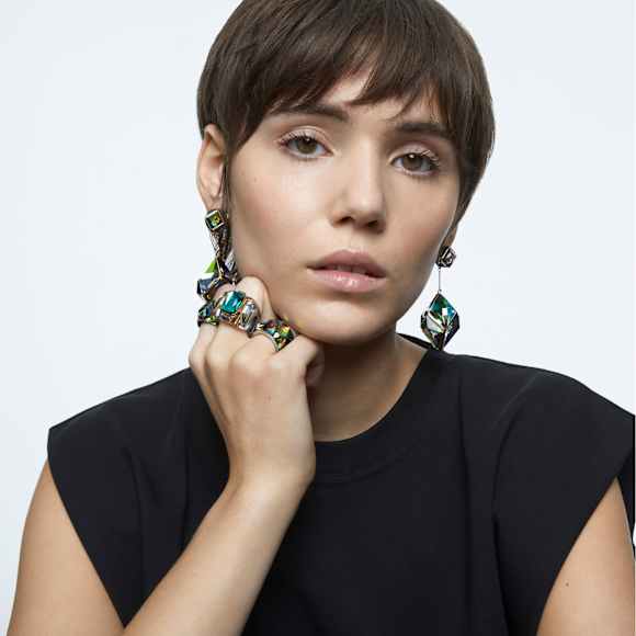Curiosa cocktail ring, Multicolored - Swarovski, 5599889