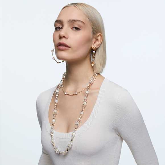 Somnia set, White, Gold-tone plated - Swarovski, 5610981