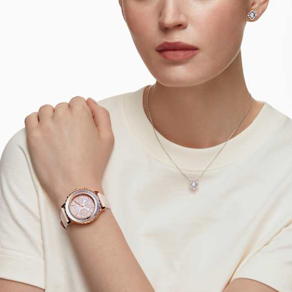 Una Set, Verschiedene Schliffe, Weiß, Rhodiniert - Swarovski, 5642929