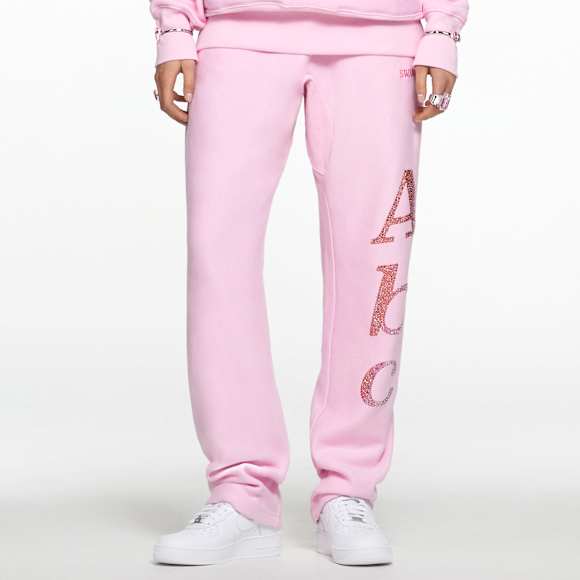 ADVISORY BOARD CRYSTALS, Explanation of the Foregoing Phenomena sweatpants, Pink - Swarovski, 5644768
