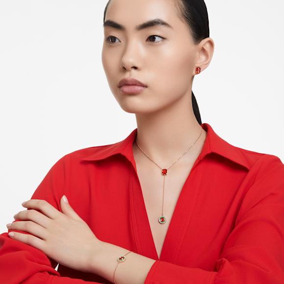 Zestaw Alea, Różnokolorowy, Powłoka w odcieniu różowego złota - Swarovski, 5649791