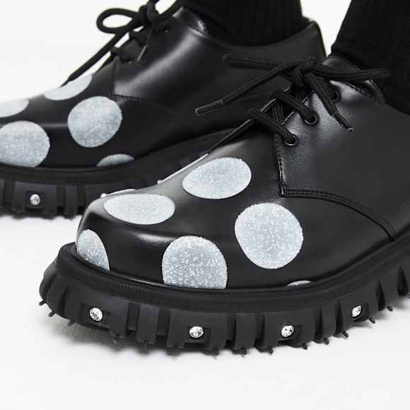 Phileo 005 Crystal Derby Sko, Svart - Swarovski, 5675283