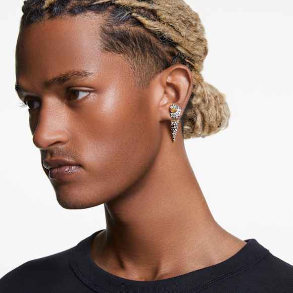 Idyllia ドロップピアス, アシンメトリーデザイン, ラウンド