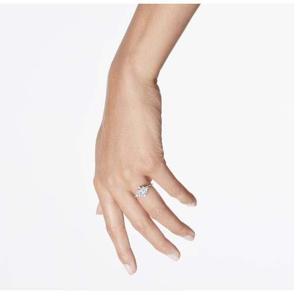 Galaxy ring, Lab-grown diamonds 2.1 ct tw, Mixed shapes, 14K white gold - Swarovski, 5684730