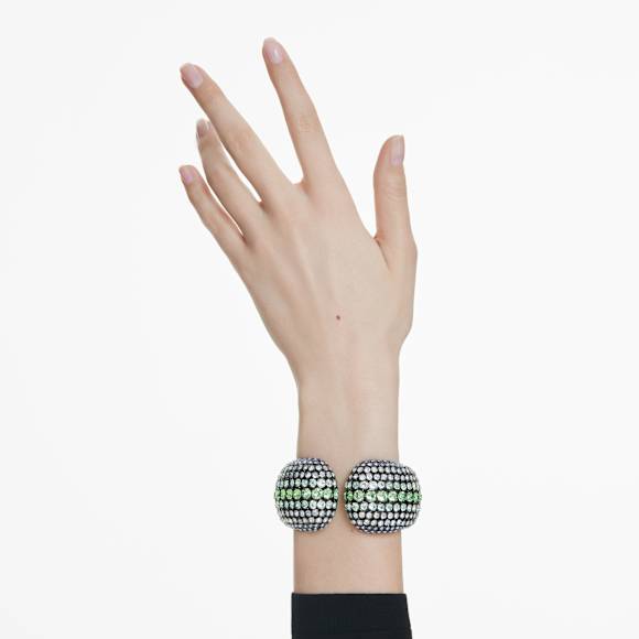 Sublima Armreif, Rundschliff, Mehrfarbig, Rutheniert - Swarovski, 5689593