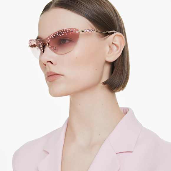 Sunglasses, Mask, Pink - Swarovski, 5691645