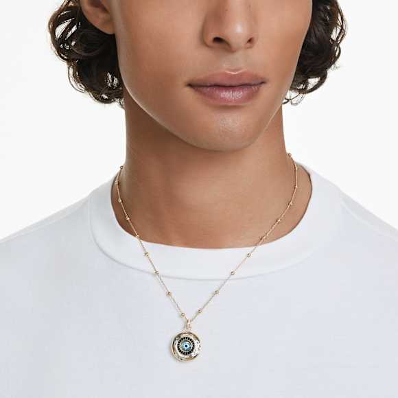 Pandantiv Symbolica, Deochi, Mediu, Multicolor, Placat cu auriu - Swarovski, 5692166