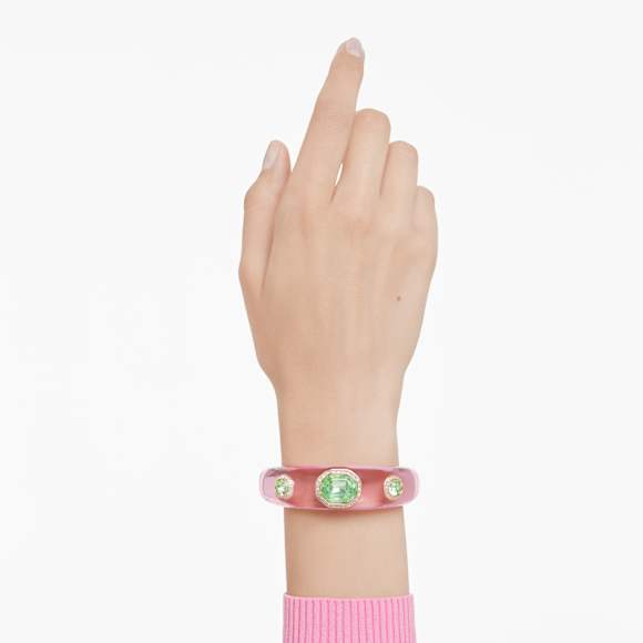 Dulcis cuff, Mixed cuts, Multicolored, Gold-tone plated - Swarovski, 5714382