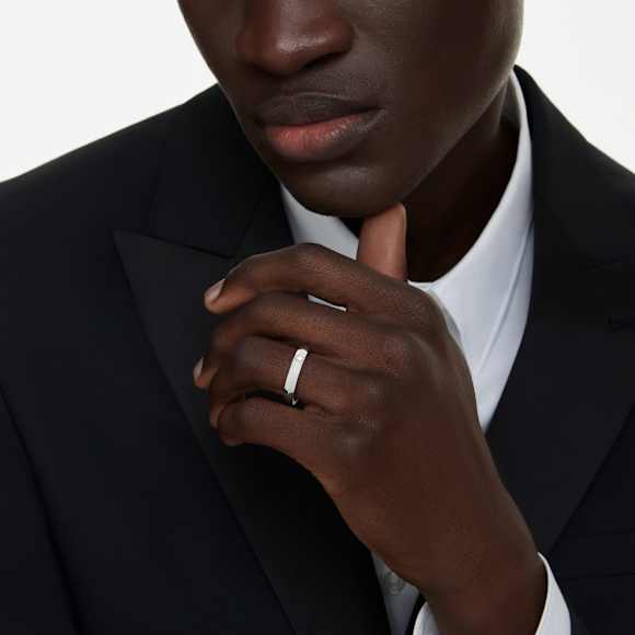 Eternity 戒指, 总重 0.05 克拉培育钻石, 圆形, 18K 金（白色) - Swarovski, 5720714