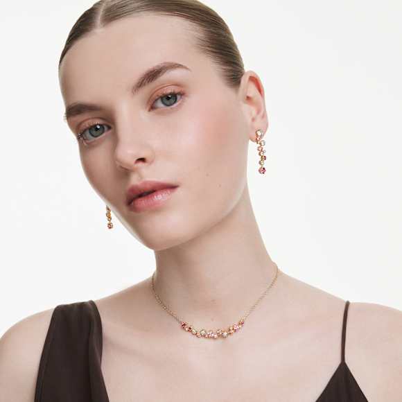 Constella set, Mixed cuts, Multicolored, Gold-tone plated - Swarovski, 5722542