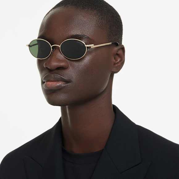 Sunglasses, Oval shape, Green - Swarovski, 5724511
