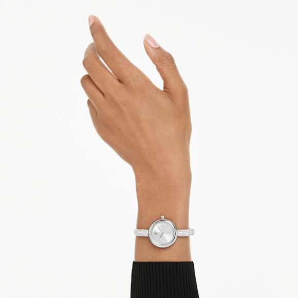 Sublima bangle ウォッチ, スイス製, メタルブレスレット, シルバー系