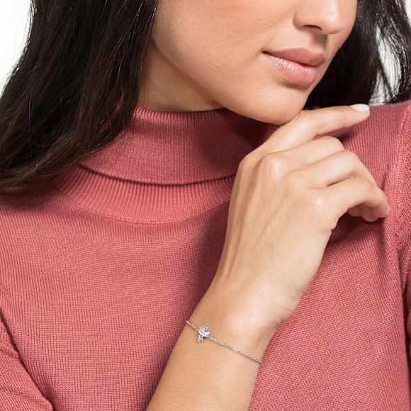 Magic ブレスレット, エンジェル, ブルー, ロジウム・プレーティング - Swarovski, 5734263