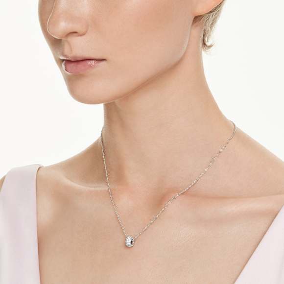 Dextera Anhänger, Weiß, Rhodiniert - Swarovski, 5735414