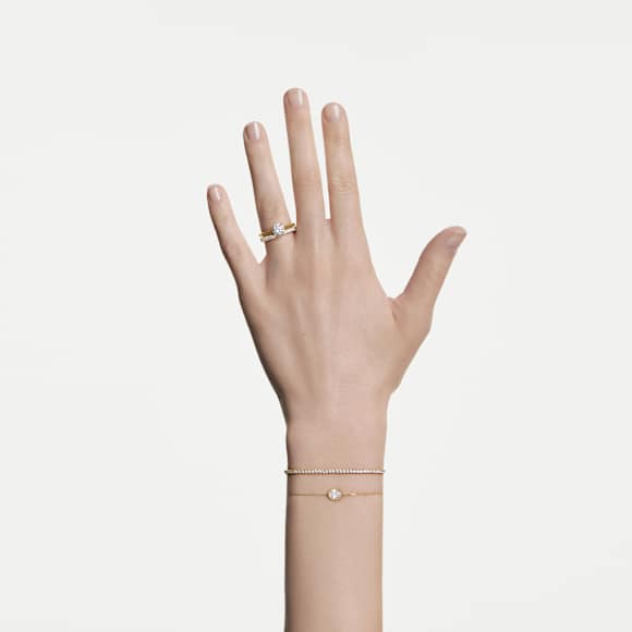 Octagon armband, Laboratorium-diamanten 0,5 ct tw, Achthoekige vorm, 18K geelgoud - Swarovski, 5737565