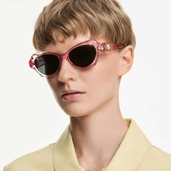 Gafas de sol, Talla cojín, SK6050, Rosas - Swarovski, 5738140