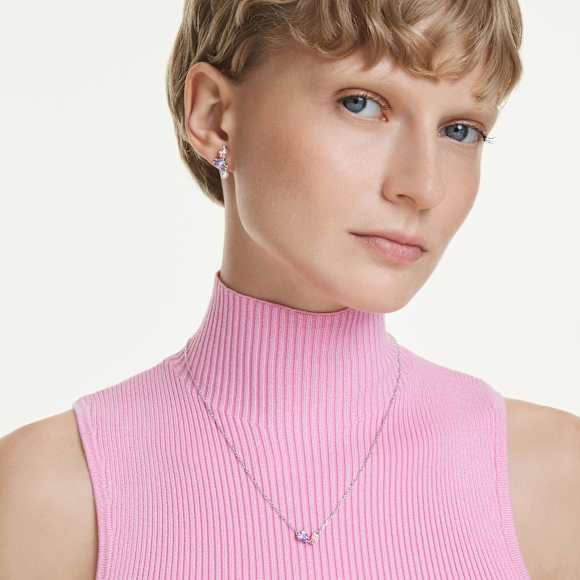 Ariana Grande x Swarovski セット, ミックスカット, マルチカラー, ロジウム・プレーティング - Swarovski, 5746577