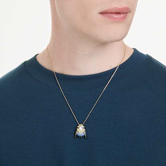 Minions James and Henry セット, パヴェ, マルチカラー, ゴールドトーン・プレーティング - Swarovski, 5751614