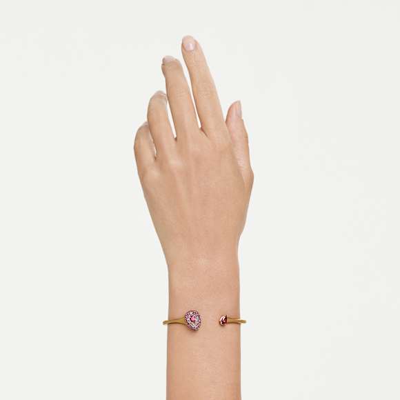 Sublima Armband, Droppformad, Röd, 18K guldfinish - Swarovski, 5752895