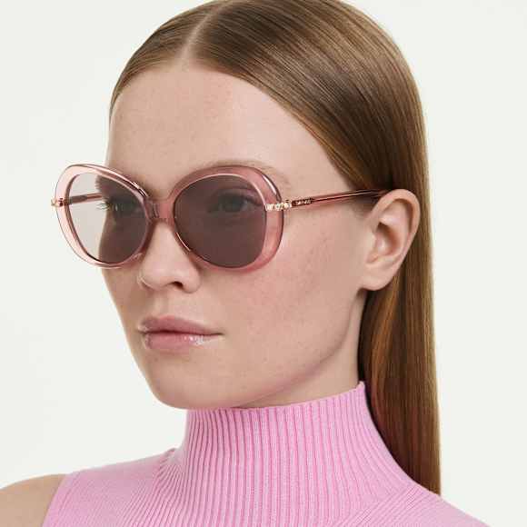 Gafas de sol, Forma de mariposa, SK6059, Rosas - Swarovski, 5752904