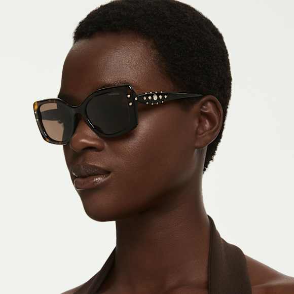 Gafas de sol, Talla cojín, SK6058U, Marrones - Swarovski, 5752905