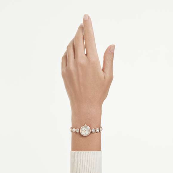 Una Angelic 워치, 크리스털 브레이슬릿, 로즈골드 톤, 로즈 골드 톤 피니시 - Swarovski, 5753309
