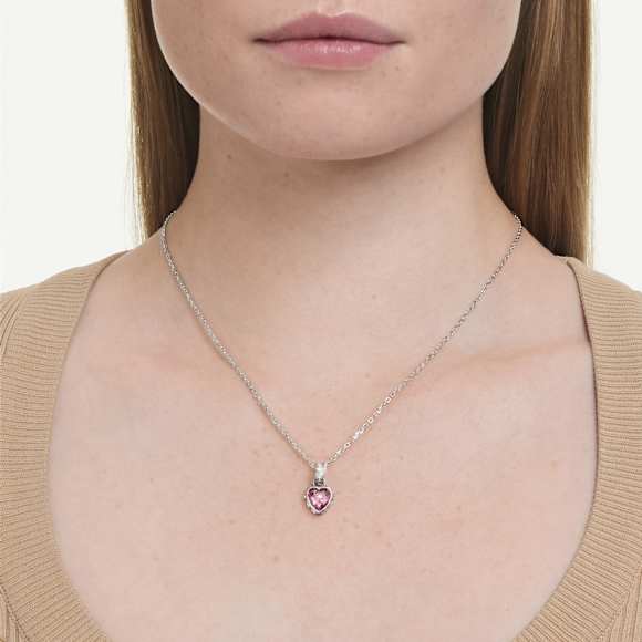 Chroma 鏈墜, 混合式切割, 粉紅色, 鍍白金色 - Swarovski, 5757789