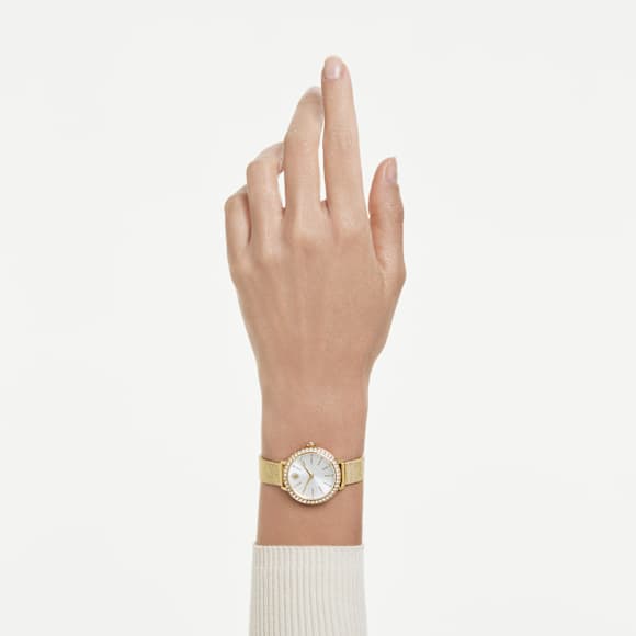 Certa Uhr, Metallarmband, Goldfarben, Vergoldetes Finish - Swarovski, 5759562