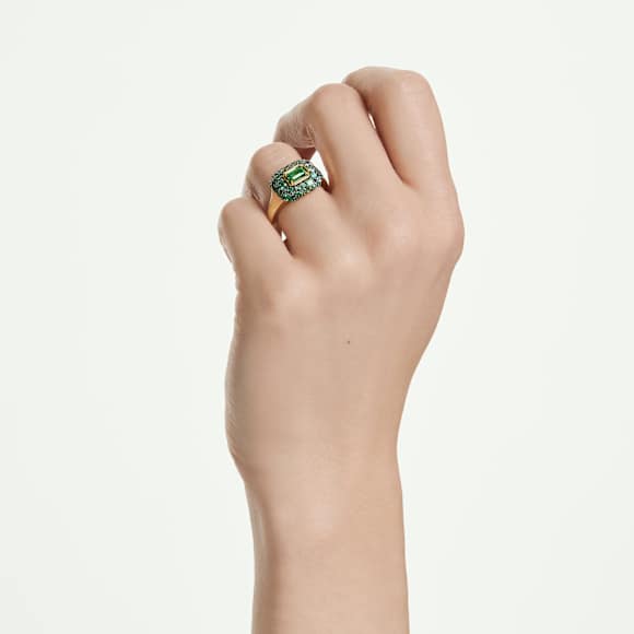 Sublima リング, オクタゴンカット, グリーン, 18Kゴールド
