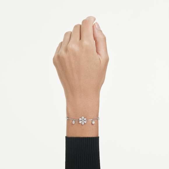 Idyllia ブレスレット, ミックスカット, スノーフレーク, ホワイト