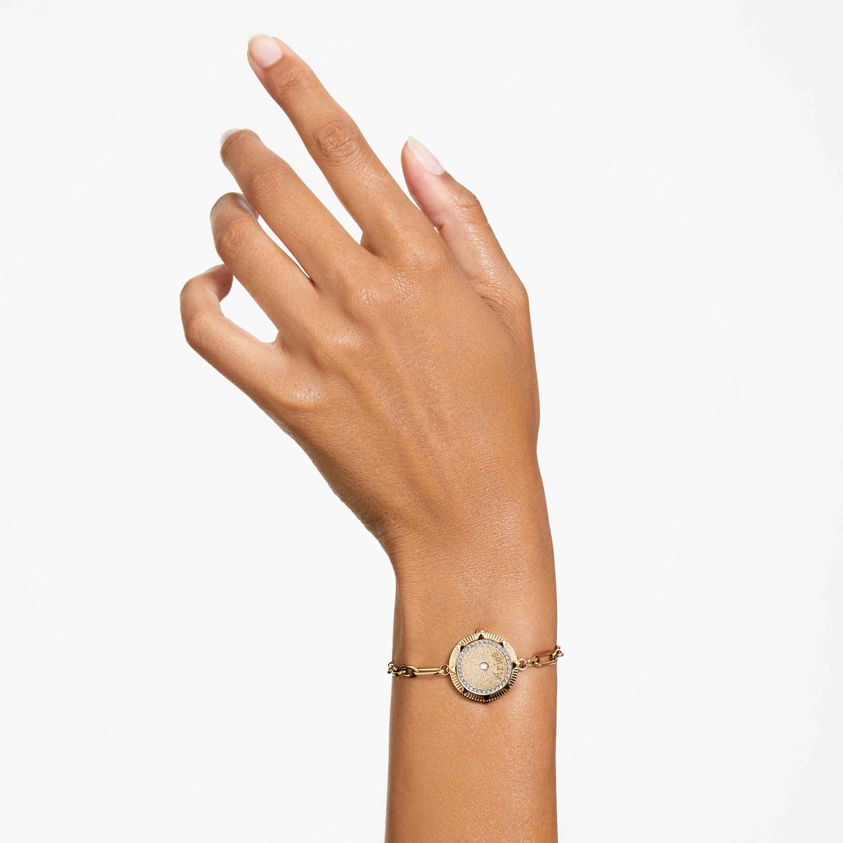 Zodiac bracelet, Aries, Gold tone, Gold-tone plated by SWAROVSKI