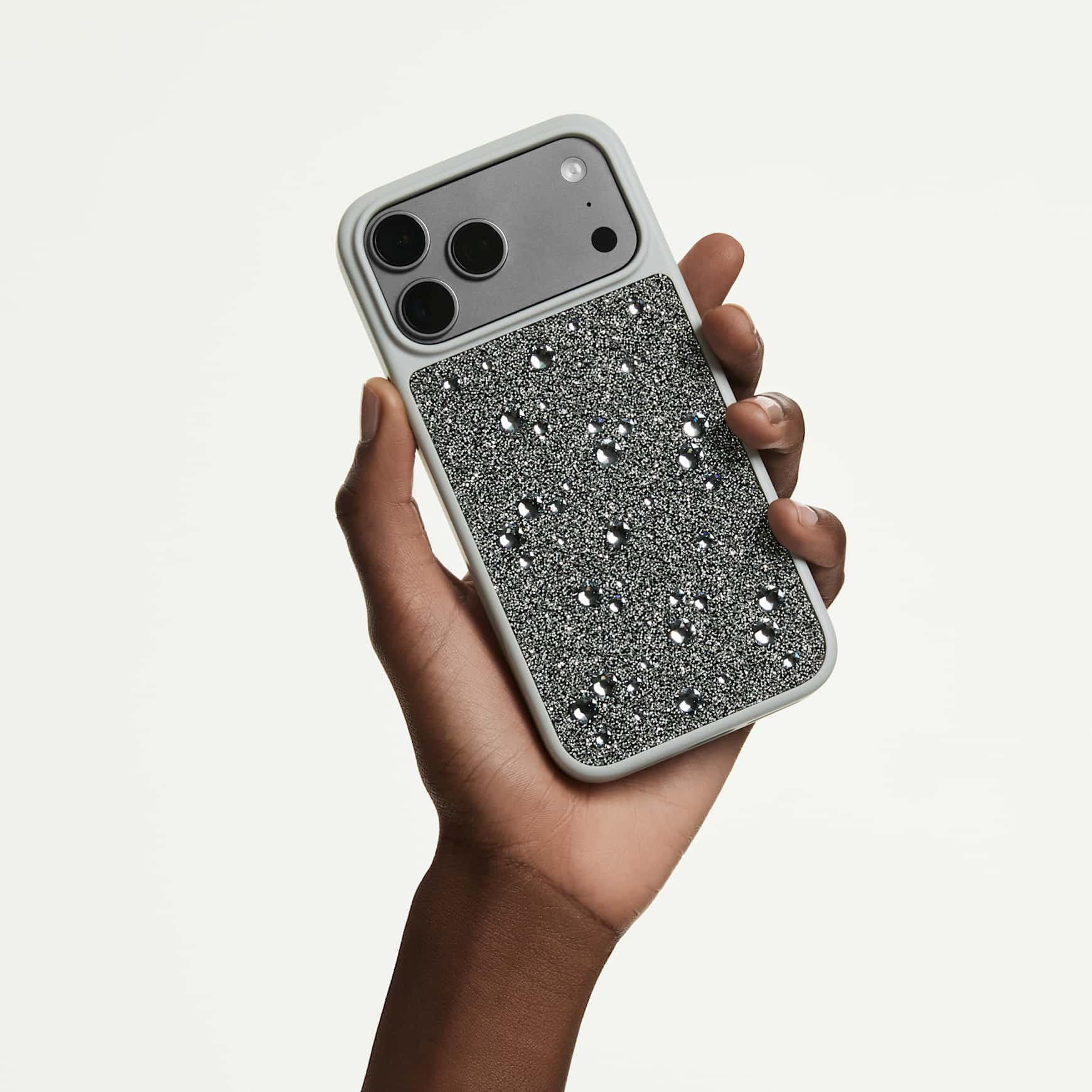 Swarovski High smartphone case, Flat Back crystals, iPhone® 17 Pro
