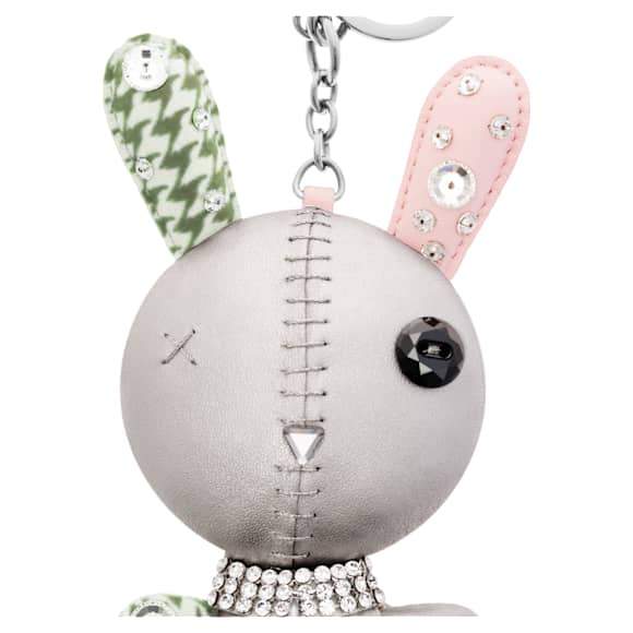 Zawieszka do torebki Mathilde, Królik, Szary, Stal szlachetna - Swarovski, 5020921