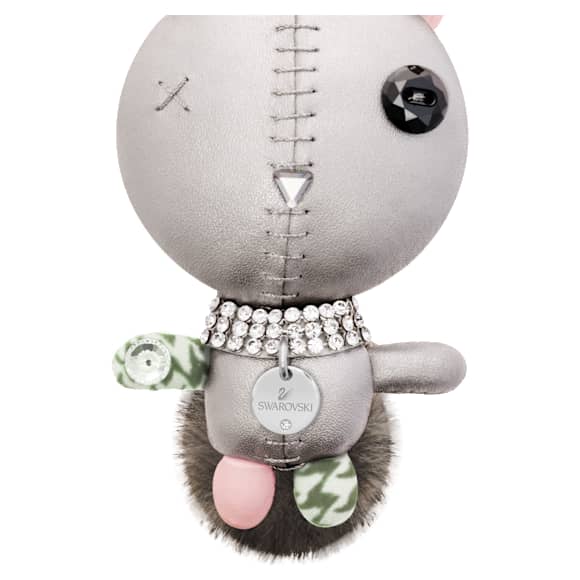 Mathilde táskadísz, Nyúl, Szürke, Rozsdamentes acél - Swarovski, 5020921