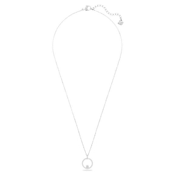 Creativity pendant, White, Rhodium plated - Swarovski, 5198686