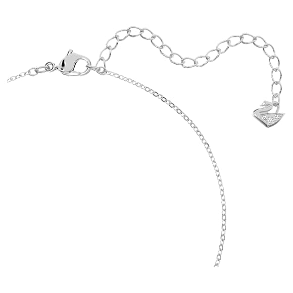 Creativity pendant, White, Rhodium plated - Swarovski, 5198686