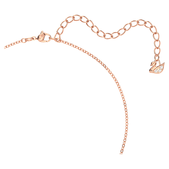 Creativity ペンダント, ホワイト, ローズゴールドトーン