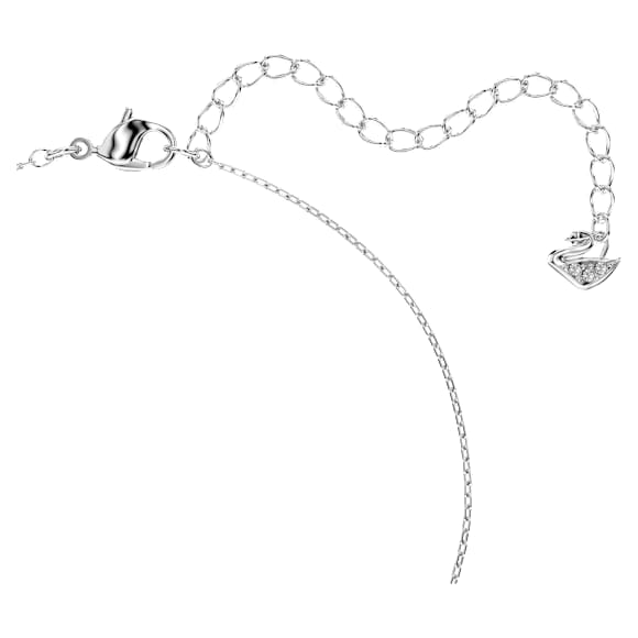 Collier Una, Taille ronde, Bleu, Métal rhodié - Swarovski, 5279425