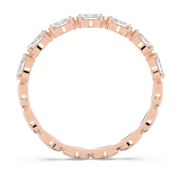 Bague Matrix Vittore, Taille marquise, Blanche, Doré à l’or rose 18 carats (750/1000) - Swarovski, 5366583