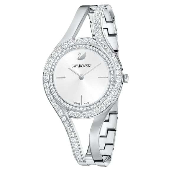 Orologio Eternal, Fabbricato in Svizzera, Bracciale in cristallo, Tono argentato, Acciaio inossidabile - Swarovski, 5377545