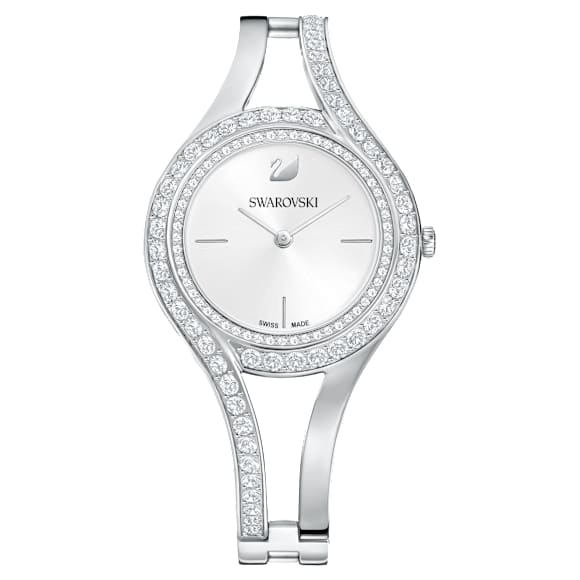 Orologio Eternal, Fabbricato in Svizzera, Bracciale in cristallo, Tono argentato, Acciaio inossidabile - Swarovski, 5377545