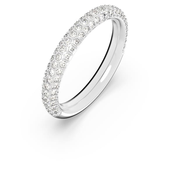 Dextera ring, White, Rhodium plated - Swarovski, 5383948
