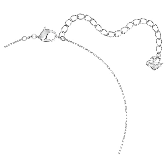 Magic 鏈墜, 雪花, 白色, 鍍白金色 - Swarovski, 5428432