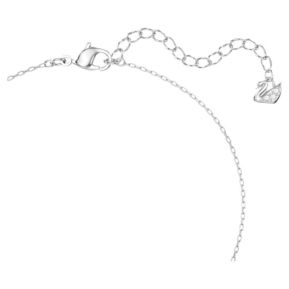 Magic pendant, Snowflake, White, Rhodium plated - Swarovski, 5428432