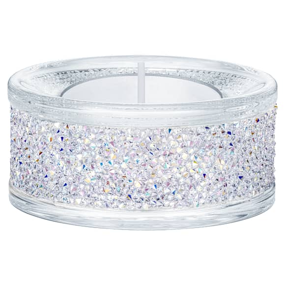 Shimmer tea light holder, Purple - Swarovski, 5428722